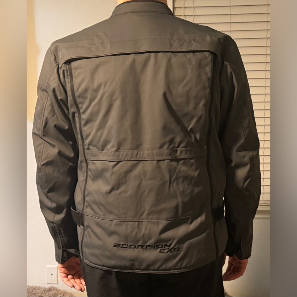 Scorpion Evo, motorcycle jacket, gray, XL